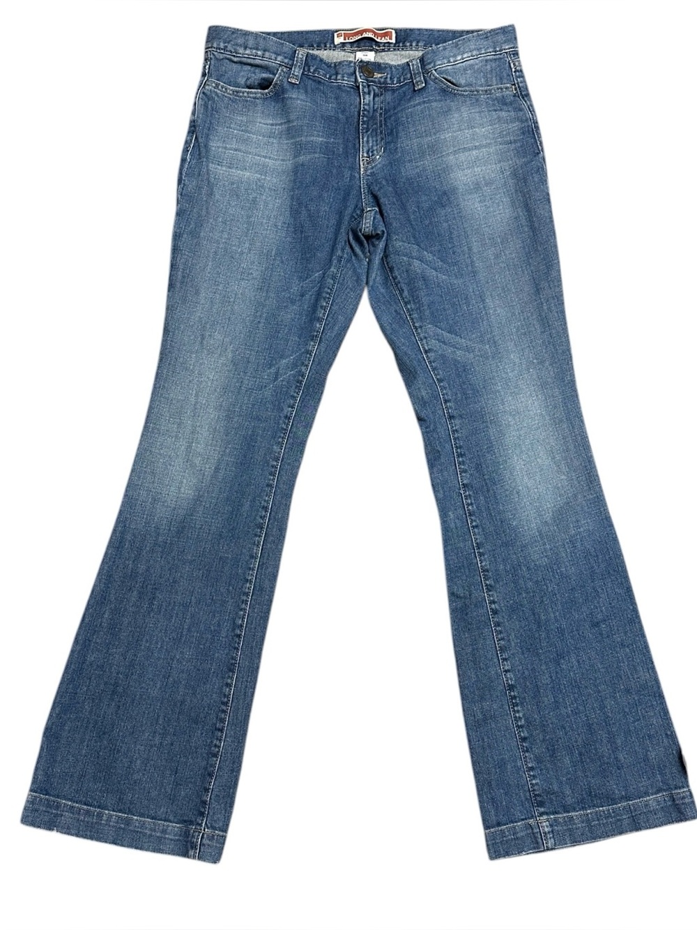 Gap Long and Lean Jeans Womens 10R Medium Wash Stretch Flare Bootcut Y2K EUC